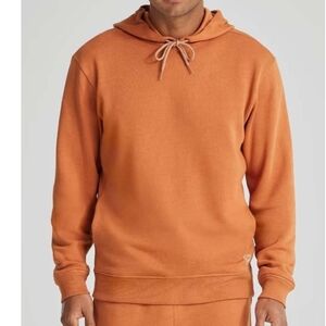 Allbirds  terracotta drawstring pocket hoodie men size S nwt organic mat…